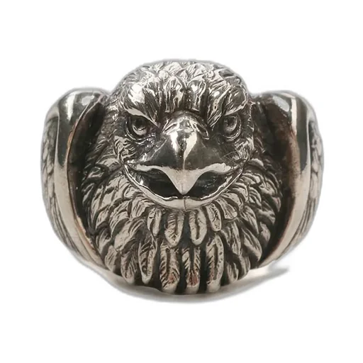 Silver 950 Eagle Ring