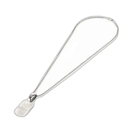 Silver 950 Dog Tag Pendant