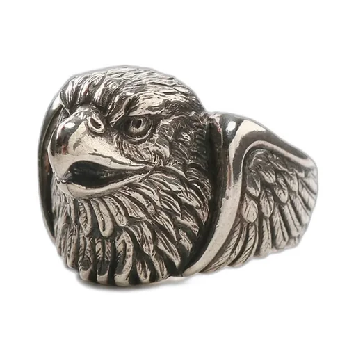 Silver 950 Eagle Ring