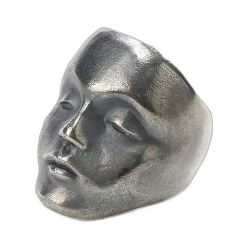 Silver950 Mask Ring
