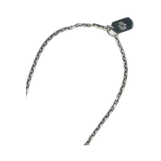 Silver 950 Skull Dagger Pendant
