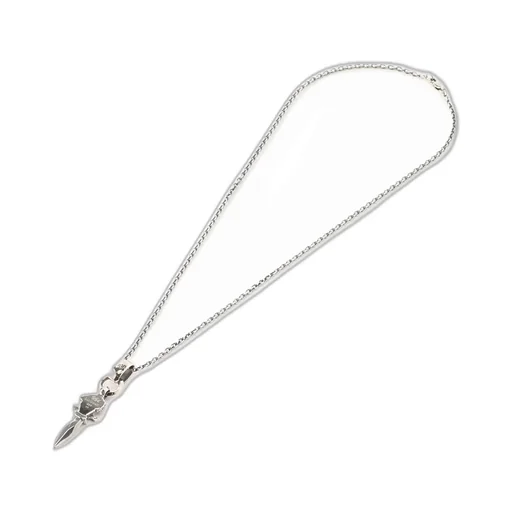 Silver 950 Wolf Daggar Pendant