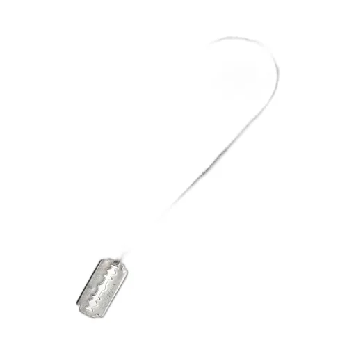 Silver 950 Razor Pendant