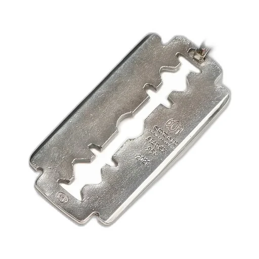 Silver 950 Razor Pendant