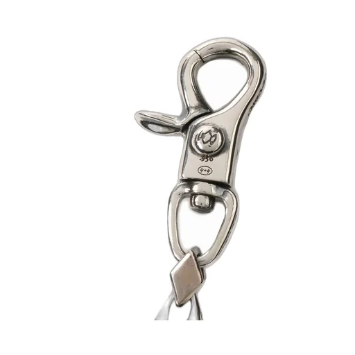 Silver 950 Double Hook Wallet Chain
