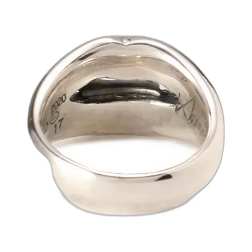 Silver 950 Vampire Blood Ring