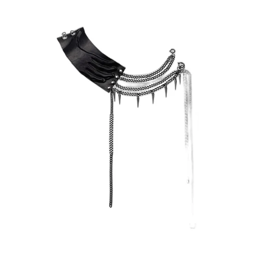 L/Brass/A Bounded Leather Choker
