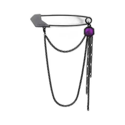 Brass/Ameth Amethyst Original Pin