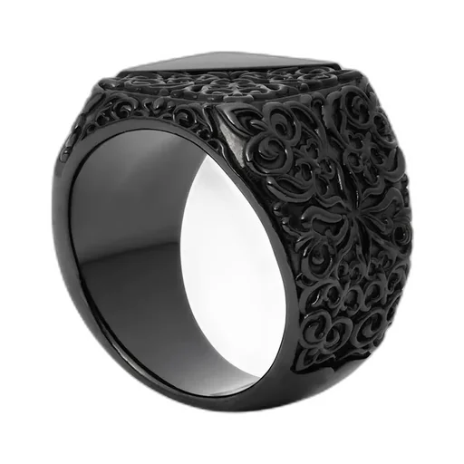 Stone/Brass Element Ring