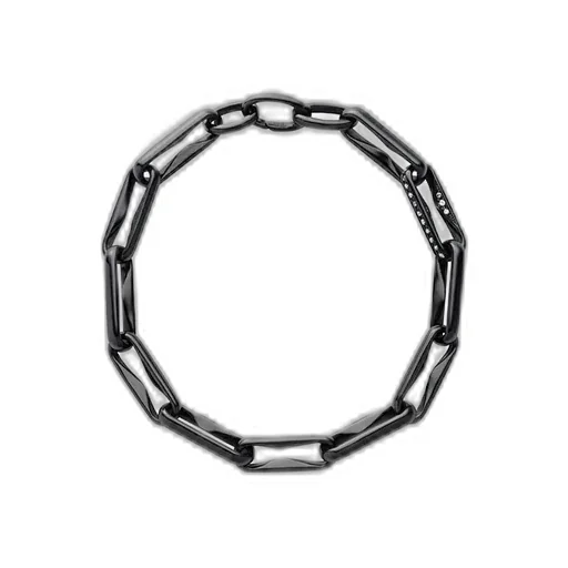 Sv/W.Dia Thorn Bracelet Dia Bl