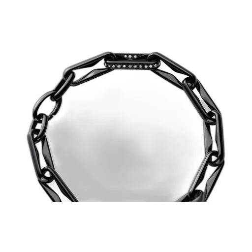 Sv/W.Dia Thorn Bracelet Dia Bl
