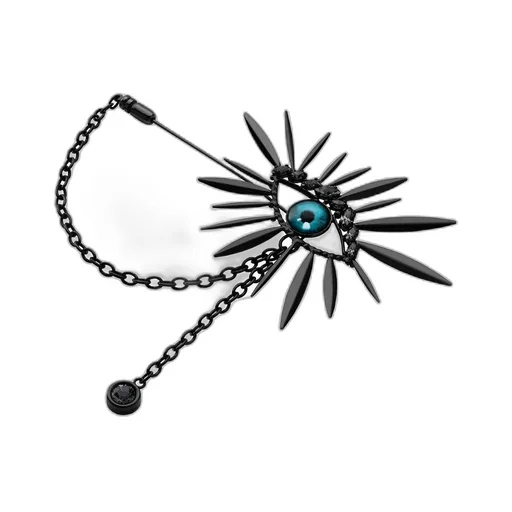 Brass/Swaro Marfa Girl Brooch