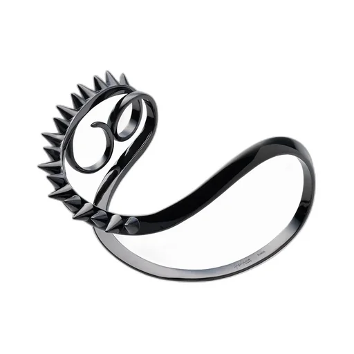 Silver925Black Spike Bracelet