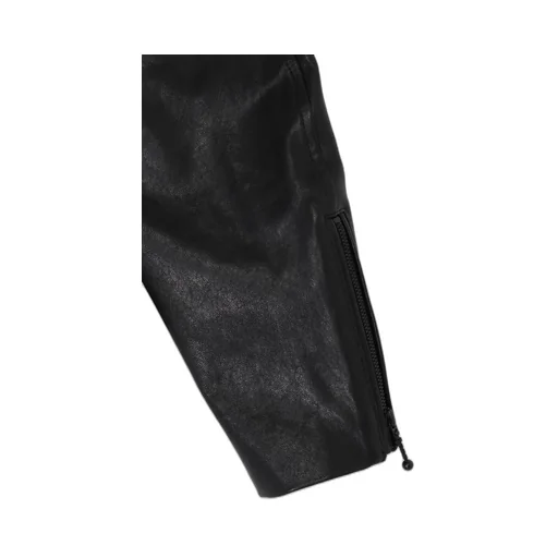 Lamb Vegetable Hooded Leather Jacket