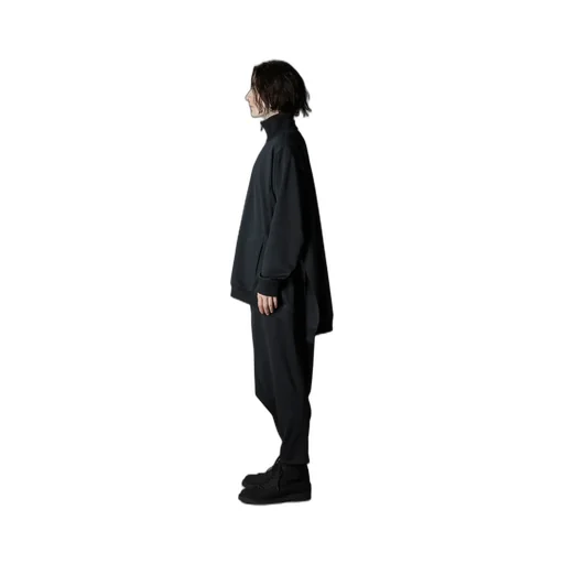 Polyester Smooth Side Slit Track Jacket