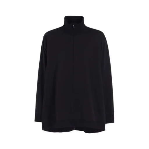 Polyester Smooth Side Slit Track Jacket