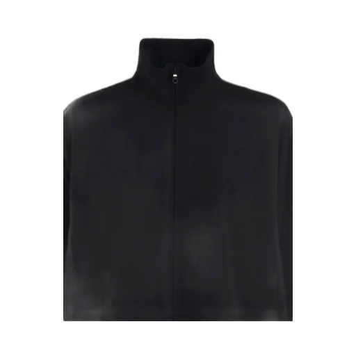 Polyester Smooth Side Slit Track Jacket