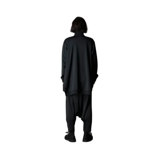 Polyester Smooth Side Slit Track Jacket