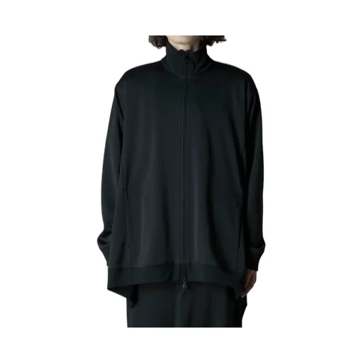 Polyester Smooth Side Slit Track Jacket
