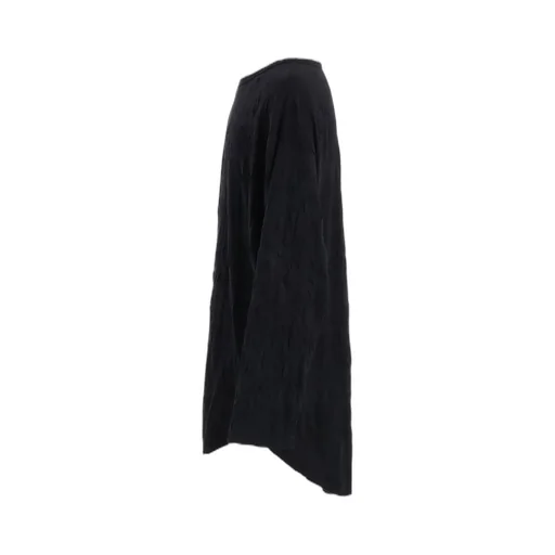 Catch Washer Hem Round Jumbo T-Shirt Long Sleeves