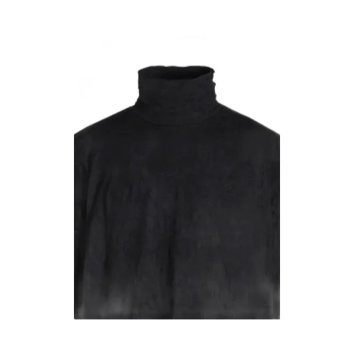 Catch Washer Right Button-Opening Big Turtleneck