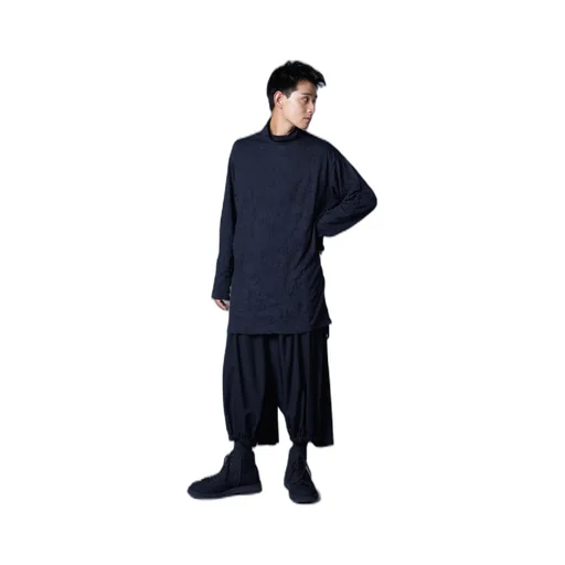 Catch Washer Right Button-Opening Big Turtleneck