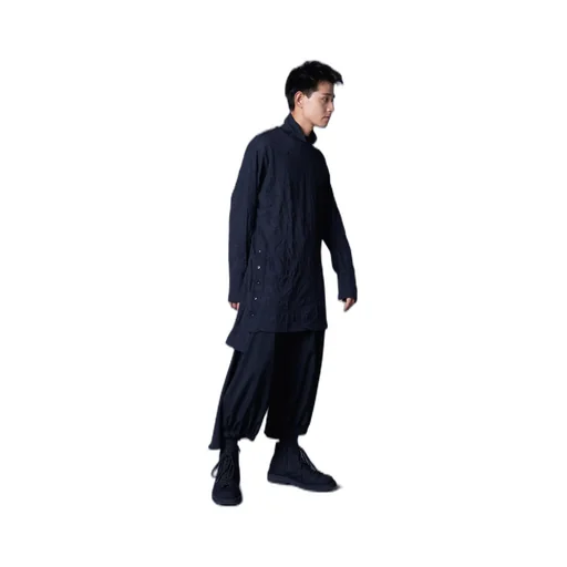 Catch Washer Right Button-Opening Big Turtleneck