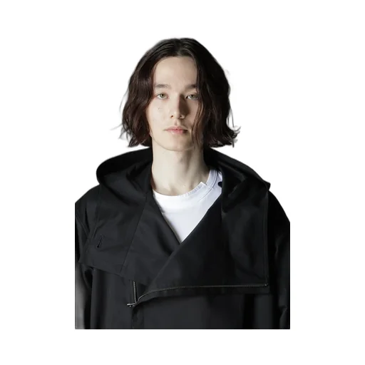Cotton Gabardine Double Hoodie