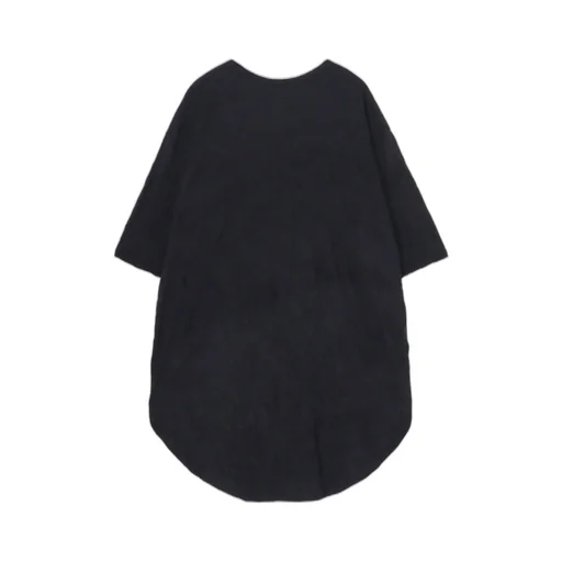 Catch Washer Hem Round Jumbo T-Shirt Short Sleeves