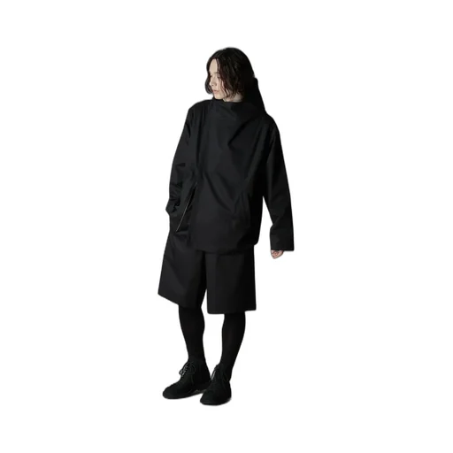 Cotton Gabardine Double Hoodie