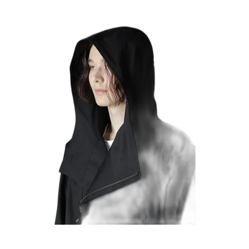 Cotton Gabardine Double Hoodie