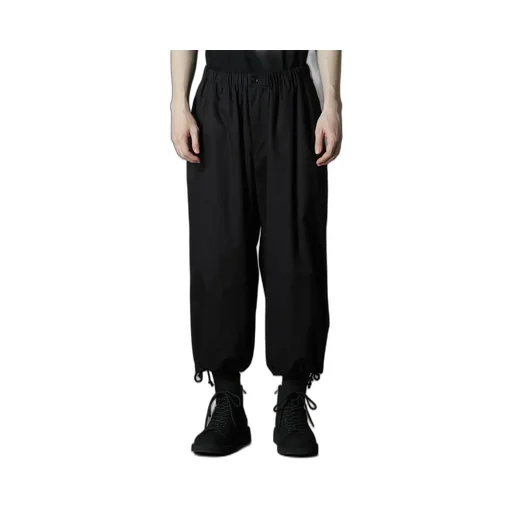 Cotton Gabardine Balloon Pants