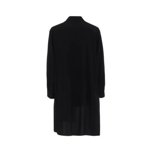 Crepe De Chine Standard Asymmetrical Flares Shirt