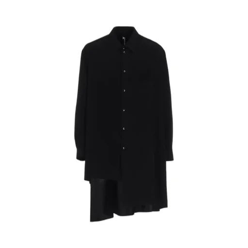 Crepe De Chine Standard Asymmetrical Flares Shirt
