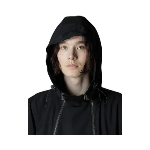W/Gabardine Inverted V Hoodie Slim