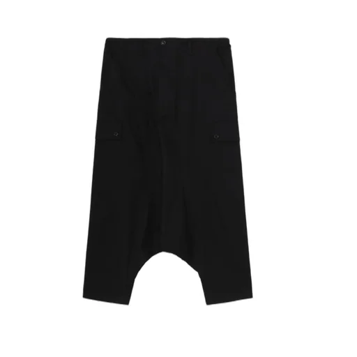 Cotton Gabardine Cargo Sarouel Pants