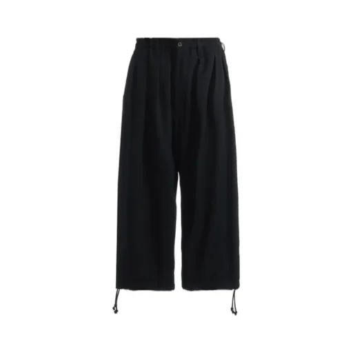 Wool Gabardine Balloon Pants