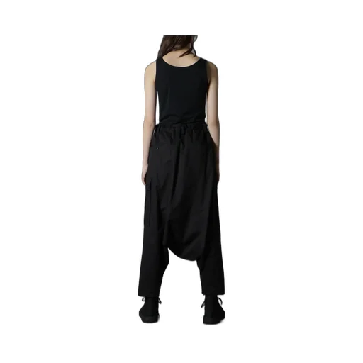 Cotton Gabardine Cargo Sarouel Pants