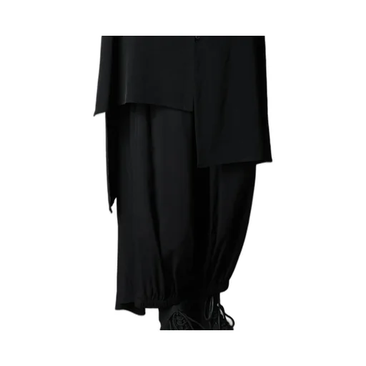 Crepe De Chine Standard Asymmetrical Flares Shirt
