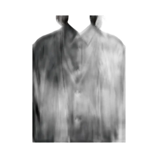 Silicon Jersey+ Crepe De Chine Front Double Flounce T-Shirt
