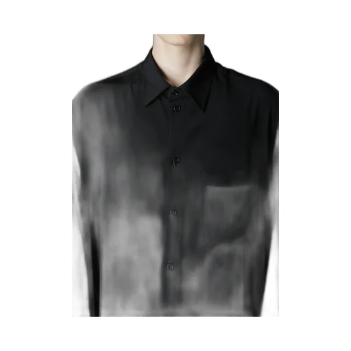 Crepe De Chine Standard Asymmetrical Flares Shirt