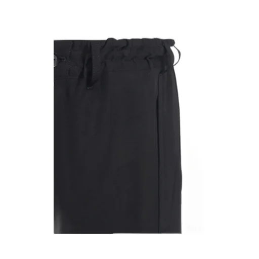 Wool Gabardine Bound Skirt Pants