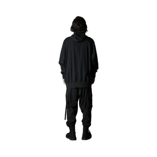 W/Gabardine Inverted V Hoodie Slim