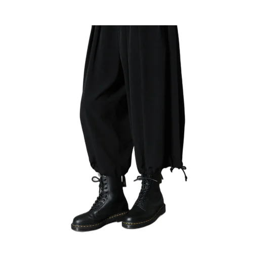 Crepe De Chine Balloon Pants