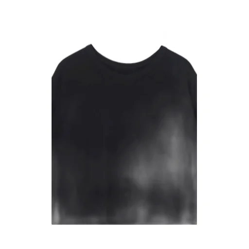 Cotton Jersey Hem Round Jumbo T-Shirt Short Sleeves