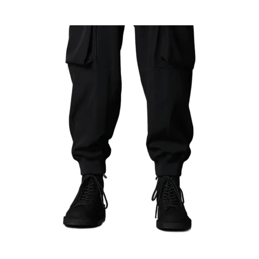 Wool Gabardine Standard Ribbed Hem Cargo