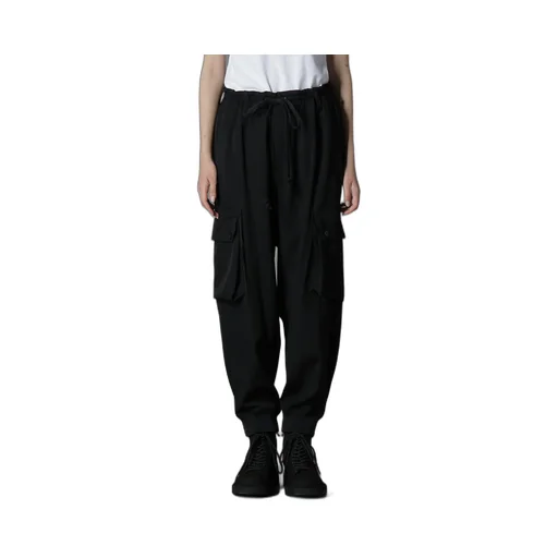 Wool Gabardine Standard Ribbed Hem Cargo
