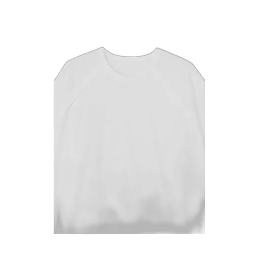 Cotton Jersey Front Raglan Slit T-Shirt Short Sleeves