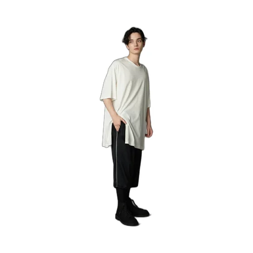 Cotton Jersey Jumbo T-Shirt Short Sleeves