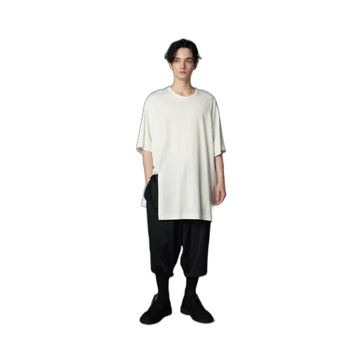 Cotton Jersey Jumbo T-Shirt Short Sleeves